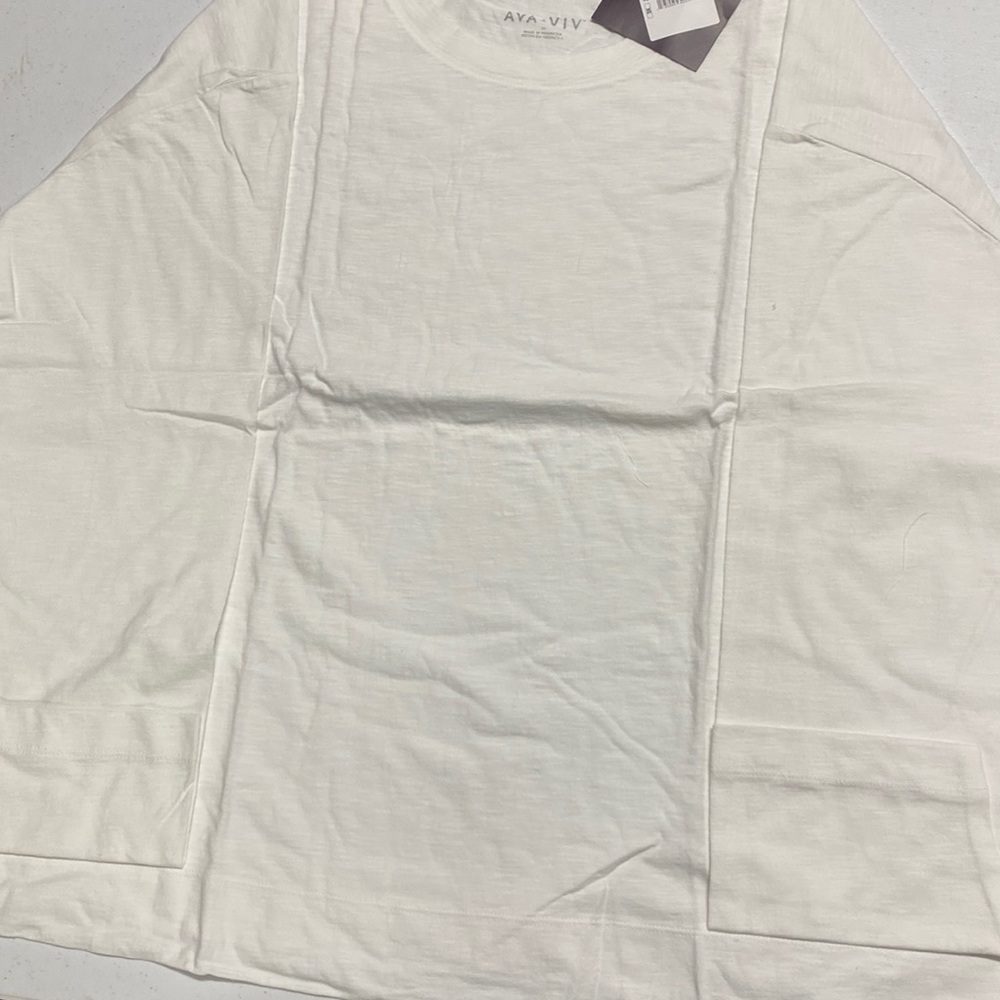 NWT Ava & Viv long sleeve white shirt